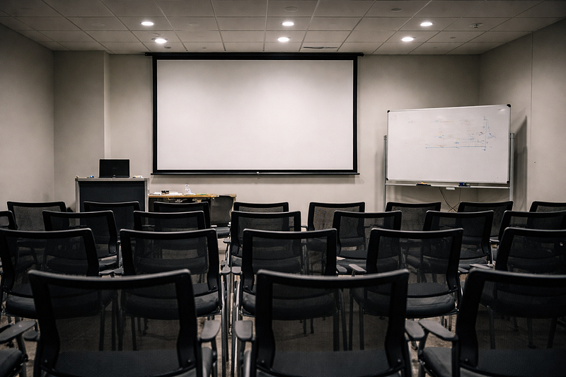 Empty conference room